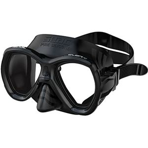 Seac Elba Junior Soft zwem- en snorkelmasker, Doorzichtige Silicone, Twee Lenzen.