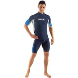 Seac RAA Short Evo Rashguard met Korte Mouwen voor Heren; UV Zwem- en Snorkeltop