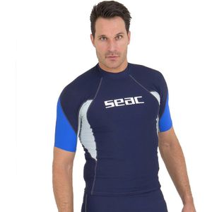 Seac RAA Short Evo Rashguard met Korte Mouwen voor Heren; UV Zwem- en Snorkeltop