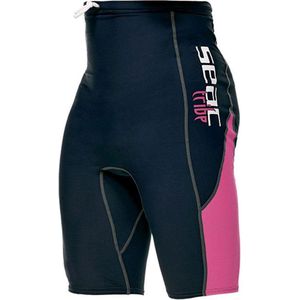 Seac RAA Pant Evo Lady - UV rashguard shorts voor zwemmen en snorkelen - Roze/blauw - L