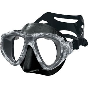 SEAC One Sub-masker voor immersion subaquee en snorkeling, met etui, sjabloon voor miopie, uniseks, volwassenen, grijze kat
