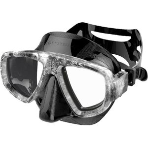 SEAC Unisex extreem duikmasker voor spinvissen, duiken en snorkelen, camouflagegrijs, standaard