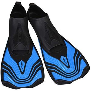Seac Uniseks - Vela korte zwemvliezen voor volwassenen in het zwembad of de zee, blauw, 36-37