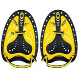 Seac Pro Handpeddels voor volwassenen, uitrusting voor zwemtraining, in 2 maten, zwart/geel, S/M
