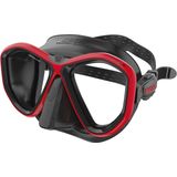 Seac Symbool duikmasker Made in Italy met symmetrische lenzen met 3D-gesp direct op het gezicht