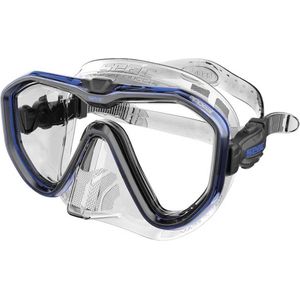 Seac Appeal, een in Italië gemaakte duikmasker met enkele lens en 3D-gesp op de rok