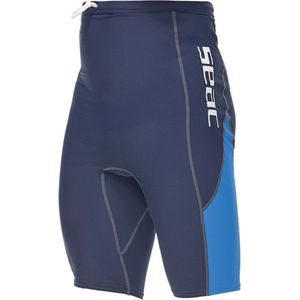 Seac RAA Pant Evo Men - UV rashguard shorts voor zwemmen en snorkelen - Blauw