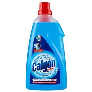 Calgon Power Gel 3-in-1 voor zachte kledingstukken, 1 verpakking met 1,5 liter antikalk voor vaatwasser, toevoeging ter bescherming tegen kalk, vuil en slechte geurtjes
