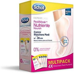 PediMask - Voetmaskers - Hydraterend - 4 Stuks - Zonder Geuren en Kleurstoffen