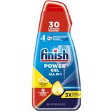 Finish - Power Gel - Vaatwasmiddel - Citroen - 600 ml - 30 Vaatwasbeurten