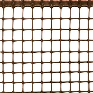 tenax Quadra 20 bruin 1,00 x 3 m, beschermnet van kunststof voor poorten, hekken, balkon