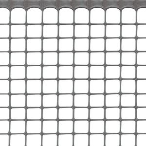 tenax Quadra 20 zilver 1,00 x 5 m, beschermnet van kunststof voor poorten, hekken en balkons
