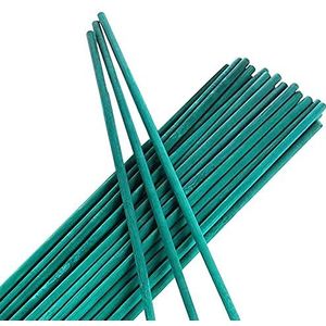 tenax Bamboo Stick 50 cm, groen, steunstokken voor potplanten, 15 stuks, mini-standaard van natuurlijk bamboe, ter ondersteuning van planten en bloemen in potten