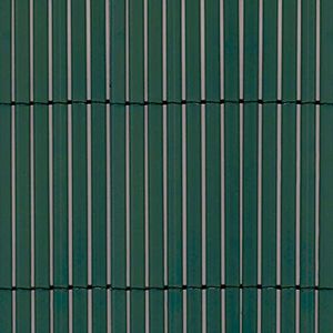 TENAX Colorado 1,00 x 3 m groene kunststof spoel van PVC met 7 mm volledige buis, inkijkbescherming voor tuinen, balkons en hekken