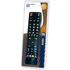Nuova Videosuono newVideosound NVS5IN1 IR Draadloze TV Afstandsbediening Knoppen (Universele afstandsbediening), Afstandsbediening, Zwart