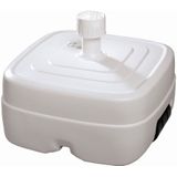 Parasolvoet Kunststof Vulbaar 50 Liter Wit