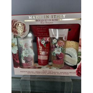 geschenk set vrouwen verjaardag - moeder dag - kerst kado - leuk geschenk - verzorging - rozen - shea boter -natuurlijke extracten boter