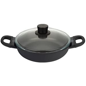 Ballarini Avola diepe koekenpan met 2 handvatten, titaan, 24 cm 75002-922-0