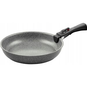 Frying Pan Ballarini Professionele Braadpan Hoog | 24 Cm | Aluminium | Anti-Aanbak | Geschikt Voor Alle Vuur Bronnen (Geen Inductie) Kookpan Granitium Coating Alle Warmtebronnen