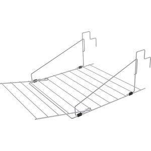 Droogrek - Staal - Verstelbaar - Zwart