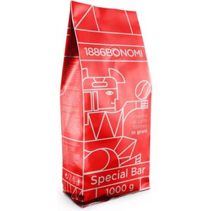 Bonomi Special Bar - Koffiebonen - 1000 gram – Gebalanceerde Arabica & Robusta Blend