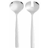 Alessi Dressed slabestek van roestvrij staal, zilver, 5 x 29,5 x 29,5 cm, 2 stuks