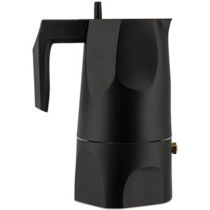 Alessi Ossidiana Percolator, 3 kops zwart (espresso)