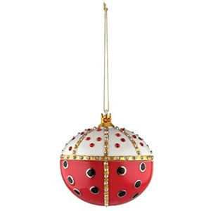 Alessi kerstbal Fleurs 'd Jori Re Coccinello MJ16 8