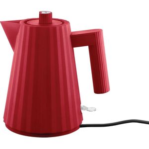 Alessi Plissé Waterkoker 1L Rood
