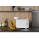 Toaster Alessi Plisse White
