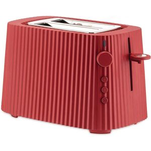 Alessi Broodrooster Plissé - 6 standen - rood - Michele de Lucchi - MDL08 R