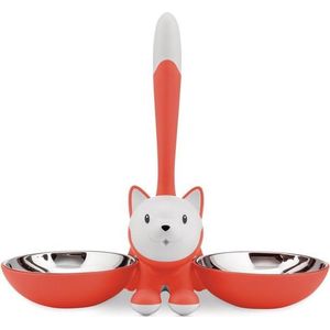 Alessi Tigrito, CIOTOLA Gatti RO, polypropyleen, roestvrij staal 18/10, meerkleurig, één maat