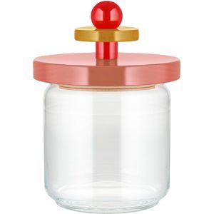 Alessi - Ettore Sottsass - Twergi Voorraadpot 75 cl - Roze / Rood / Geel