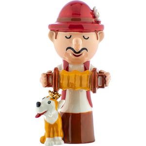 Alessi Kerstfiguur Happy Eternity Baby - Accordionist - AGJ01/9 - door Massimo Giacon & Marcello Jori