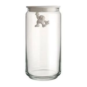 Alessi Voorraadpot Gianni A Little Man Holding On Tight - AMDR06 W - Wit - 1.4 liter - door Mattia Di Rosa
