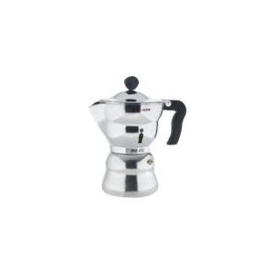 Alessi Moka, Mokka-Kanne, Aluminium, Aluminium, 104 mm, 206 mm