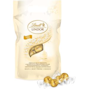 Lindt - LINDOR - Witte Chocolade Bonbons - 1kg - 80 Stuks