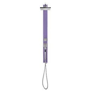 Gedy gs060017900 g douche lila panneau de douche met appel vierkant + handdouche monosalida 130 x 11