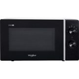 Whirlpool MWP 101 B, Arbeitsplatte, Solo-Mikrowelle, 20 l, 700 W, Drehregler, Schwarz