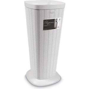 Parapluhouder wit van kunststof 57 cm - Parapluhouders/paraplubakken - Paraplu uitlekbak