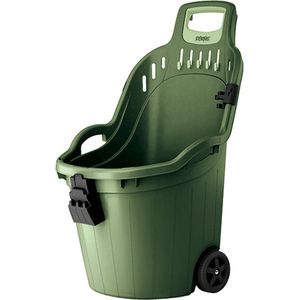 Tuinkar - Tuintrolley - Afvalkar - Afvaltrolley - Kruiwagen - 50 Liter - Groen