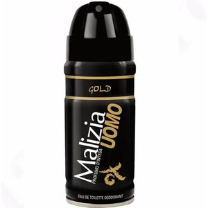 3 x Malizia Uomo deospray deospray, deodorant, deodorant, EDT parfum