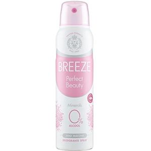 Breeze - Perfect Beauty - Deodorantspray - 150 ml - 48 uur Bescherming - Zonder Alcohol