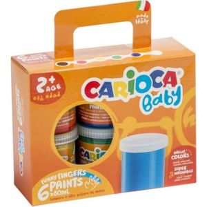 CARIOCA Baby Vingerverf - 6 X 80ml