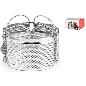 H&h set 3 spicchi tondo in acciaio inox cm18