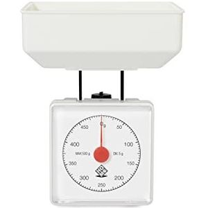 Home Mechanische keukenweegschaal van ABS dieet wit, maximaal gewicht 0,5 kg, standaard, medium