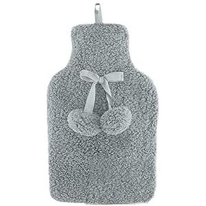 H&h borsa dell'acqua calda in gomma bilamellata con copri borsa in poliestere decoro teddy lt 2