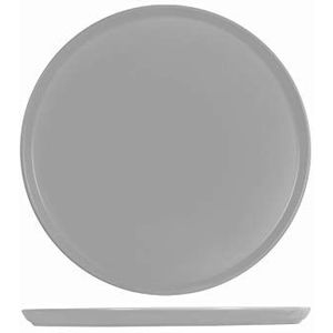 Stoneware Pizzabord, grijs, 33 cm, 6 stuks