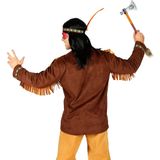 Indiaanse Jas - Hoofdband Met Veer - 100% Polyester