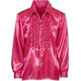 R&#252;schenhemd Schlagerstar 70er Jahre Hemd XXL 56 pink